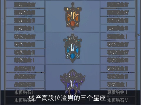 盛产高段位渣男的三个星座！