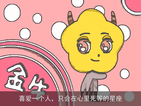 喜爱一个人，只会在心里死等的星座