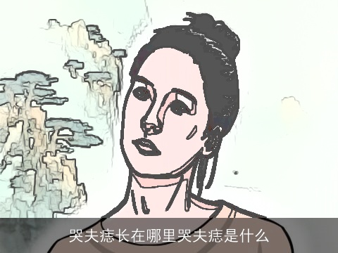 哭夫痣长在哪里哭夫痣是什么