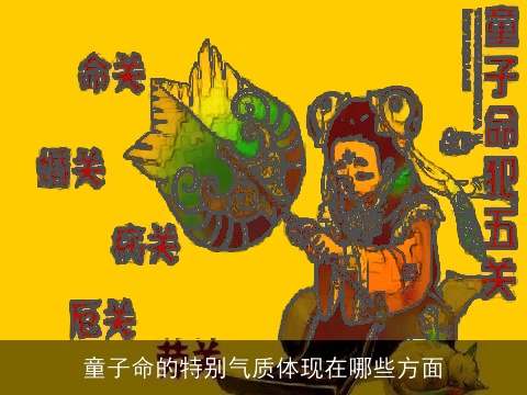 童子命的特别气质体现在哪些方面