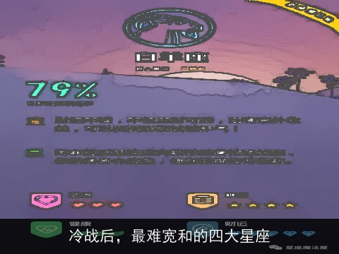 冷战后，最难宽和的四大星座