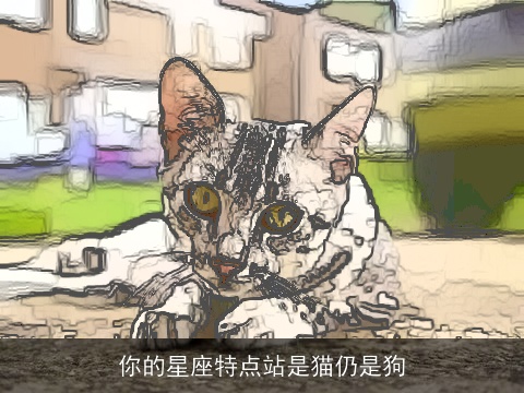 你的星座特点站是猫仍是狗