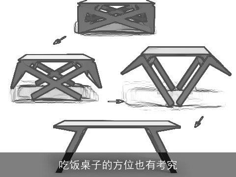 吃饭桌子的方位也有考究