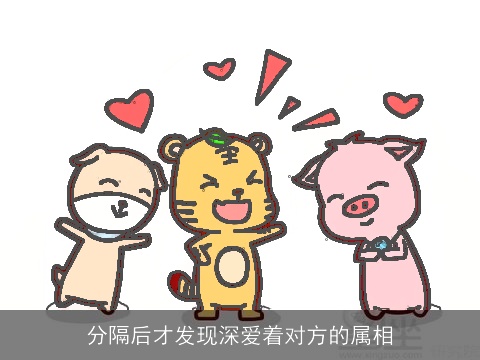 分隔后才发现深爱着对方的属相