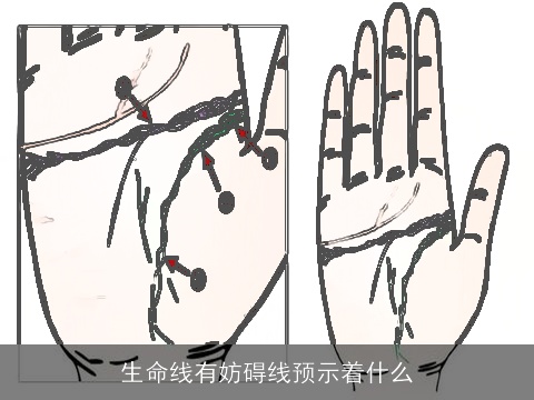 生命线有妨碍线预示着什么