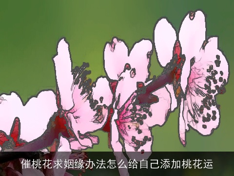 催桃花求姻缘办法怎么给自己添加桃花运
