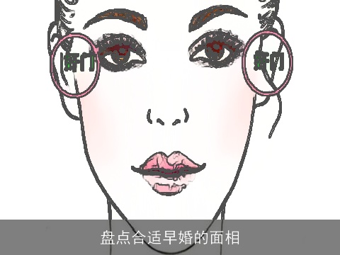 盘点合适早婚的面相