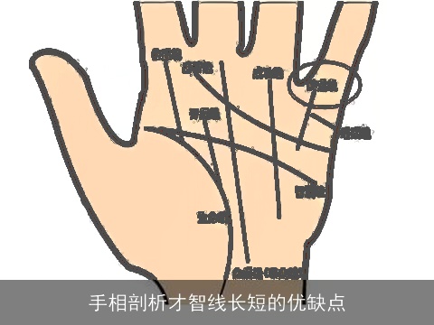 手相剖析才智线长短的优缺点