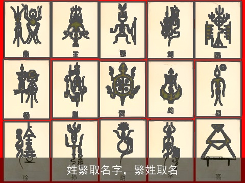 姓繁取名字，繁姓取名