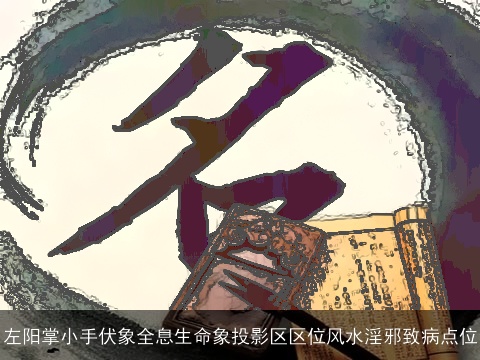 左阳掌小手伏象全息生命象投影区区位风水淫邪致病点位