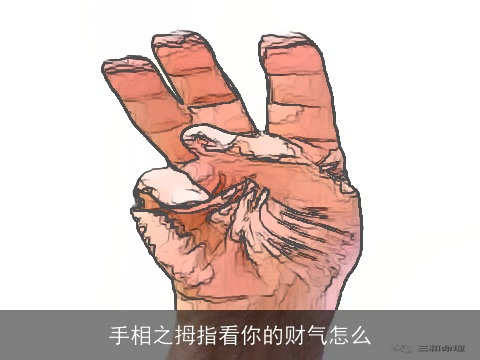 手相之拇指看你的财气怎么