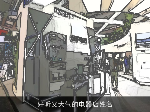 好听又大气的电器店姓名