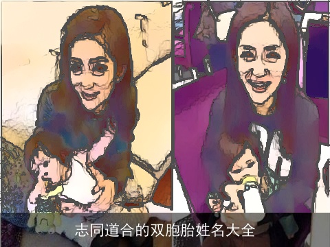 志同道合的双胞胎姓名大全