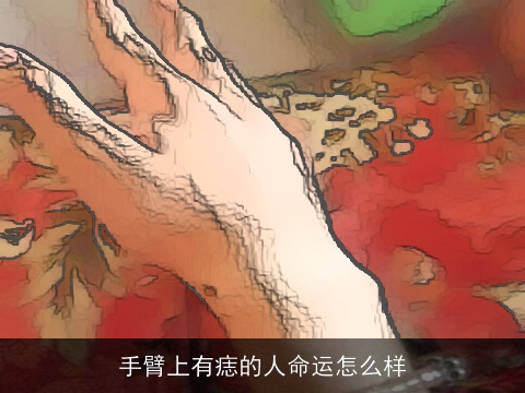 手臂上有痣的人命运怎么样