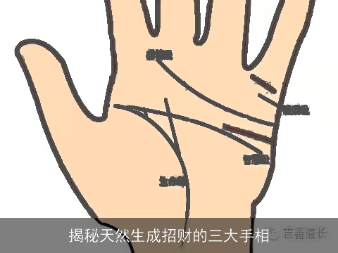 揭秘天然生成招财的三大手相