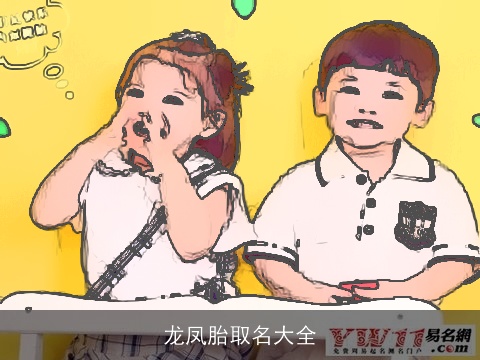 龙凤胎取名大全
