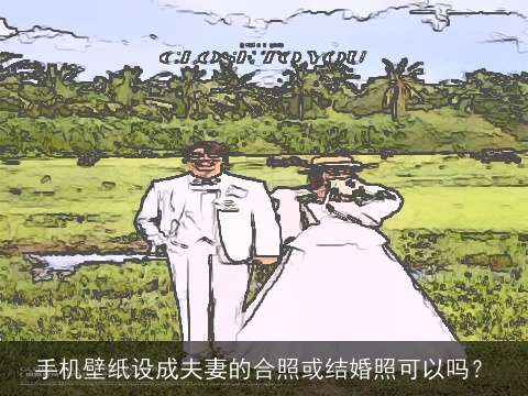 手机壁纸设成夫妻的合照或结婚照可以吗？