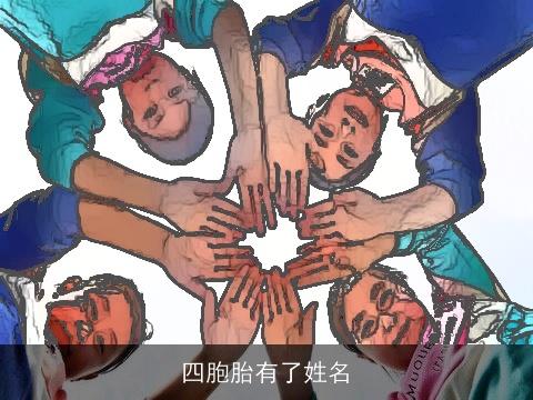 四胞胎有了姓名