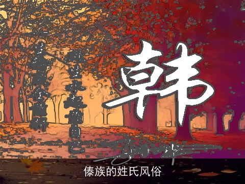 傣族的姓氏风俗