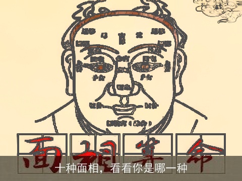 十种面相，看看你是哪一种