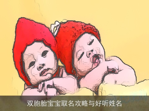 双胞胎宝宝取名攻略与好听姓名