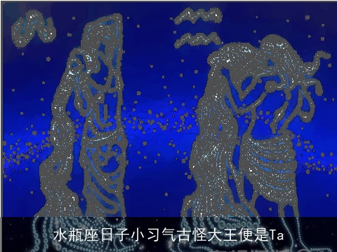 水瓶座日子小习气古怪大王便是Ta