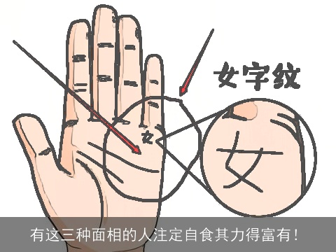 有这三种面相的人注定自食其力得富有！