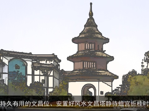 持久有用的文昌位、安置好风水文昌塔静待蟾宫折桂时