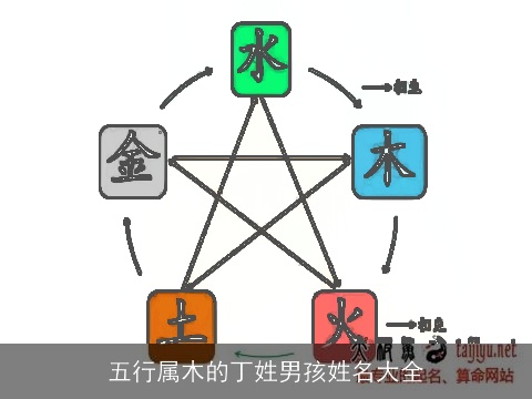 五行属木的丁姓男孩姓名大全