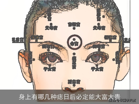 身上有哪几种痣日后必定能大富大贵
