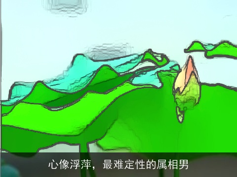 心像浮萍，最难定性的属相男