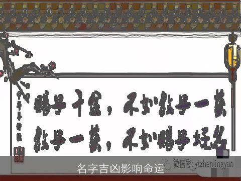 名字吉凶影响命运