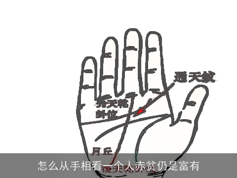 怎么从手相看一个人赤贫仍是富有