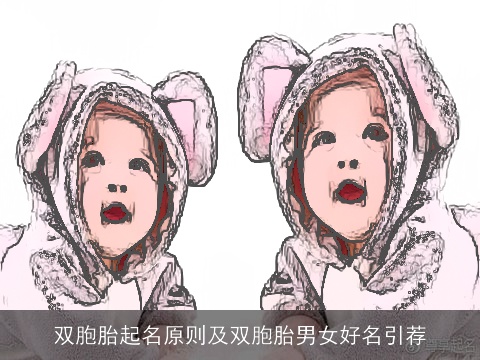 双胞胎起名原则及双胞胎男女好名引荐