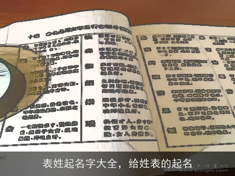 表姓起名字大全，给姓表的起名