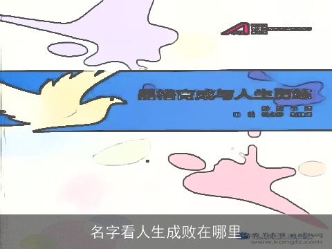 名字看人生成败在哪里