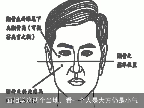 面相学这两个当地，看一个人是大方仍是小气