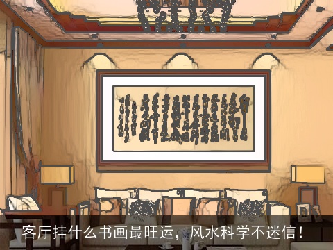 客厅挂什么书画最旺运，风水科学不迷信！