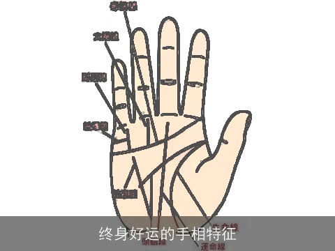 终身好运的手相特征