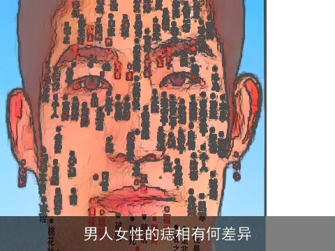 男人女性的痣相有何差异