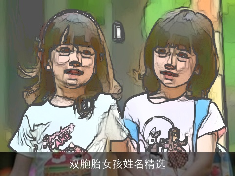 双胞胎女孩姓名精选