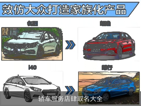 轿车服务店肆取名大全