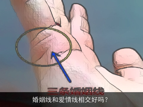 婚姻线和爱情线相交好吗？
