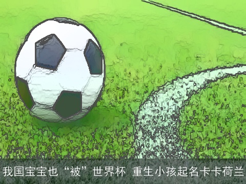 我国宝宝也“被”世界杯 重生小孩起名卡卡荷兰