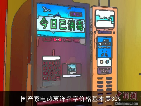 国产家电热衷洋名字价格基本贵30%