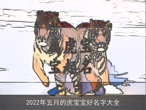 2022年五月的虎宝宝好名字大全