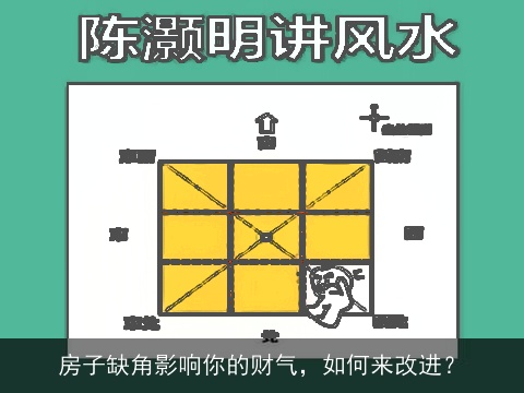 房子缺角影响你的财气，如何来改进？