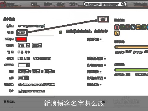新浪博客名字怎么改