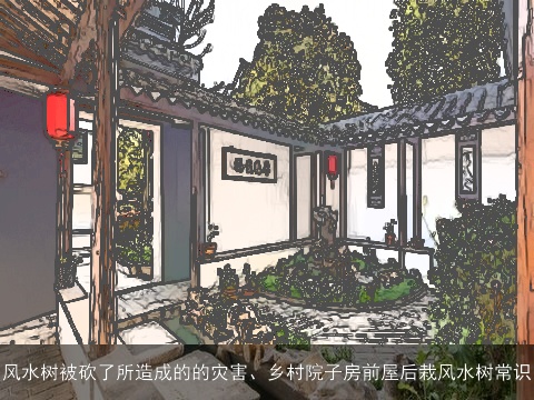 风水树被砍了所造成的的灾害、乡村院子房前屋后栽风水树常识