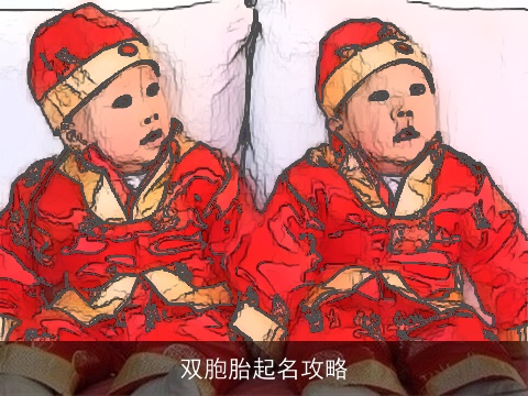 双胞胎起名攻略